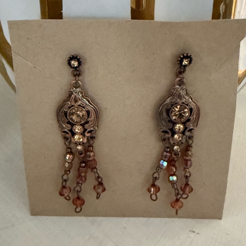 Topaz Chandelier Earrings